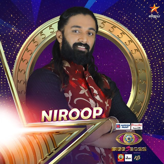Niroop Bigg Boss Contestant Tamil Season 5